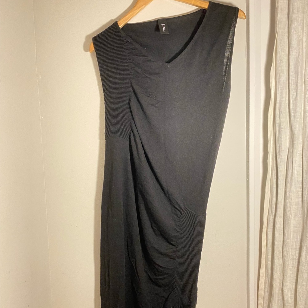 Zero + Maria Cornejo asymmetrical sweater dress